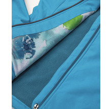 Softshellová bunda FLORET dámská tyrkysová velikost 2XL-thumb-1