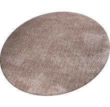 Dekorační koberec Shaggy Wellness Ø 160 cm tmavošedý kulatý-thumb-1