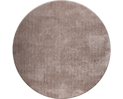 Dekorační koberec Shaggy Wellness Ø 160 cm tmavošedý kulatý-0
