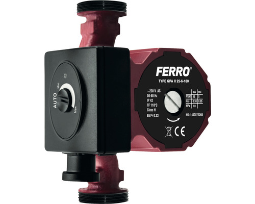 Elektrické oběhové čerpadlo na užitnou vodu Ferro 25-60/180mm W0602
