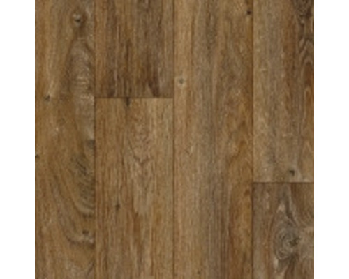 PVC podlaha Castle dekor dřevěného prkna tmavě hnědá FB566 šířka 300 cm (metrážové zboží)