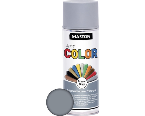 Barva ve spreji Maston Color základ šedá 0,4 l