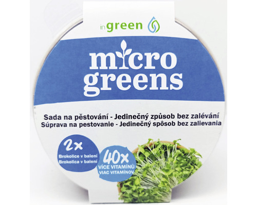 Microgreens pěstební set brokolice