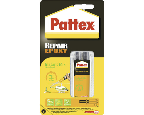 Lepidlo epoxidové Pattex 1min repair Epoxy UltraQuick 12 g-0