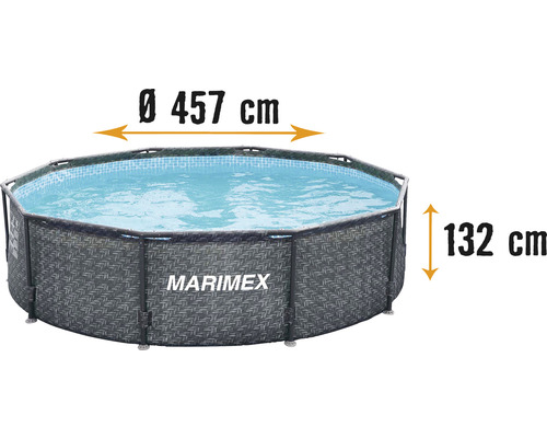 Bazén Marimex Florida 4,57 x 1,32 m bez příslušenství motiv RATAN-0
