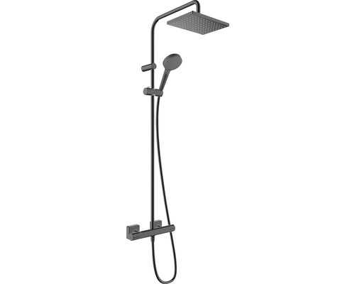 Termostatický sprchový systém hansgrohe Vernis Shape 100 x 100 mm černá 26286670