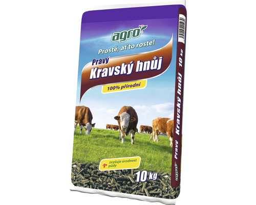Hnůj kravský sušený granulovaný 100% Agro 10 kg-0