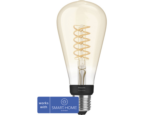 LED žárovka HUE E27 7W/40W 550lm 2700K stmívatelná kompatibilní se SMART HOME by hornbach