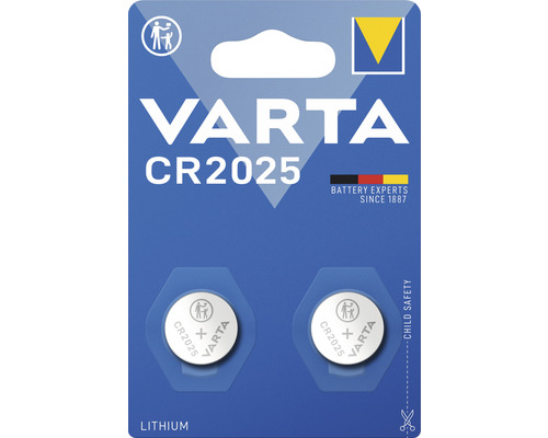 Knoflíková baterie VARTA CR2025 3V 2ks