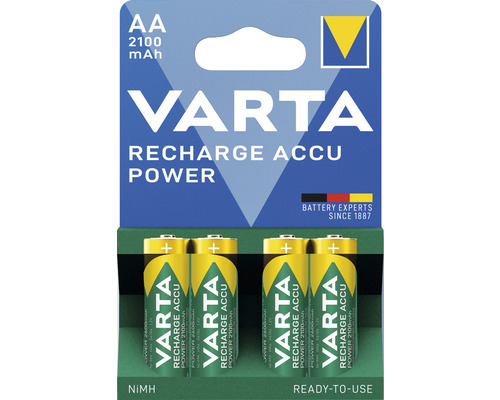 Nabíjecí baterie VARTA MIGNON AA R2U 1,2V 2100mAh 4ks