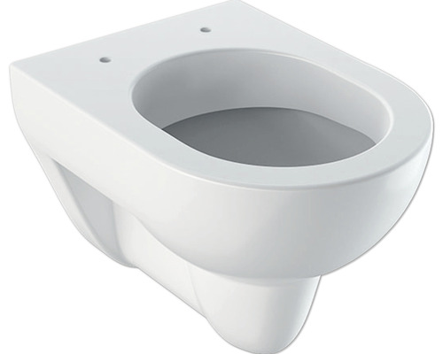 Závěsné WC GEBERIT Renova Comprimo Renova Compact hluboké splachování se splachovacím kruhem krátké bílé bez WC sedátka 203245000