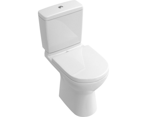 Villeroy & Boch WC s hlubokým splachováním O.Novo DirectFlush pro kombinované WC s otevřeným splachovacím kruhem bílé stojící bez splachovací nádržky 5661RO01