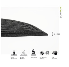 Vnitřní rohožka Eco Contures půlkruh 60 x 90 cm-thumb-5