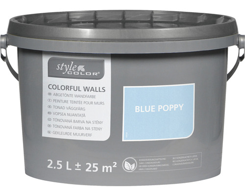 Barva na stěny a strop StyleColor modrý mák 2,5l