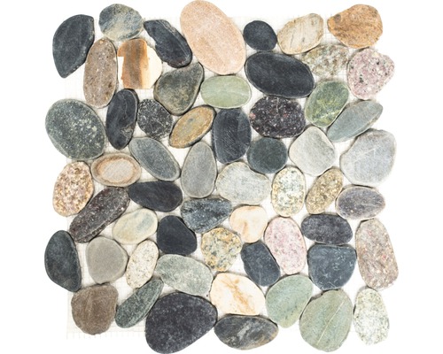 Mozaika z přírodního kamene XKS 403 30,5x32,5 cm žlutá/šedá/zelená