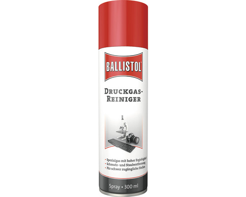 Stlačený vzduchový čistič, sprej Ballistol BEZ PRACHU, 300 ml