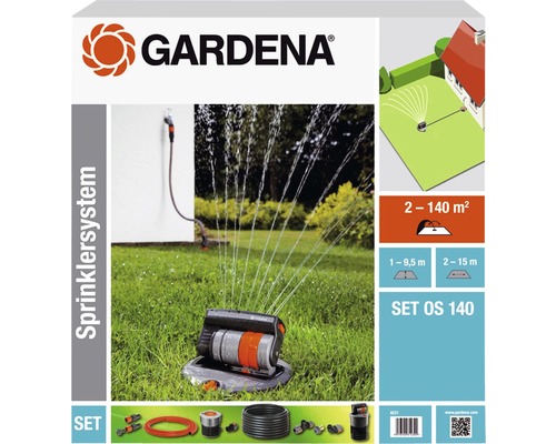Sprinklerový systém GARDENA OS 140 set se zapuštěným zavlažovačem
