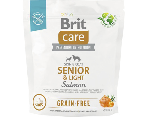 Granule pro psy Brit Care Dog Grain-free Senior & Light 1 kg