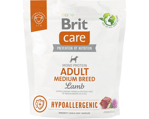 Granule pro psy Brit Care Dog Hypoallergenic Adult Medium Breed 1 kg