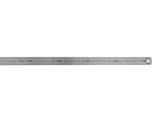 Pružné ocelové pravítko 500 mm, YT-70722