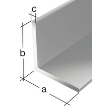Alu L-Profil stříbrný, 40 x 40 x 2 mm, délka 2 m-thumb-1