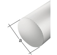 ALU - kruhový profil, stříbrný elox Ø 10 mm, 2 m-thumb-1