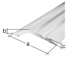 ALU - ukončovací profil, stříbrný elox 30x6,5x2 mm, 2 m-thumb-1