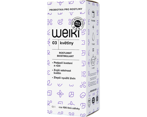 Rostlinný biostimulant probiotika WEIKI 03 KVĚTINY 100 ml-0