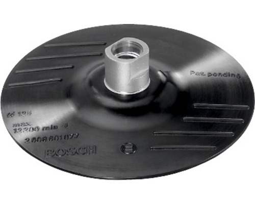 Opěrný talíř pro úhlové brusky Bosch Ø 125 mm, suchý zip