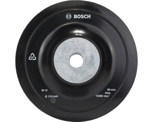 Opěrný talíř pro úhlové brusky Bosch Ø 115 mm, upínací systém