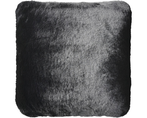 Polštář plyšový Romance 45x45 cm černý