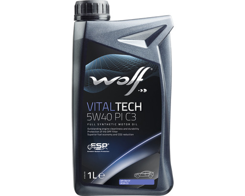 Syntetický olej WOLF VITALTECH 5W40 PI C3 1L