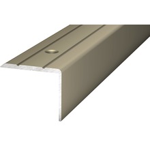 ALU schodový profil matný 1m 24,5x20mm šroubovací (předvrtaný)-thumb-0