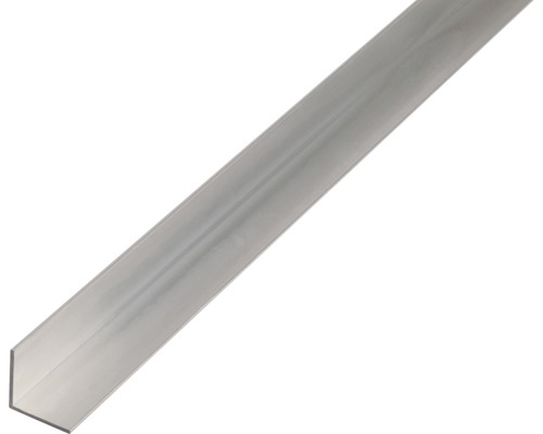 Úhelníkový profil hliníkový stříbrný 10x10x1 mm, 1 m