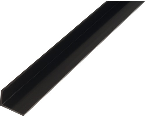 PVC - L profil, černý 40x10x2 mm, 2 m