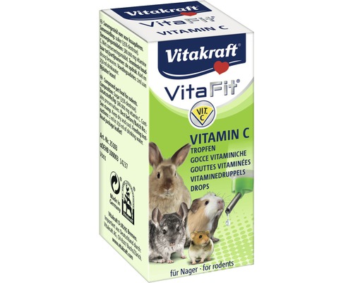 Doplněk stravy pro hlodavce Vitakraft VitaFit Vitamín C kapky 10 ml