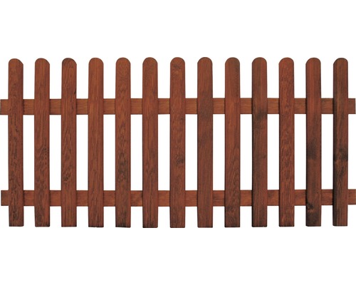 Dřevěný plot Elba 178 x 85 cm hnědý