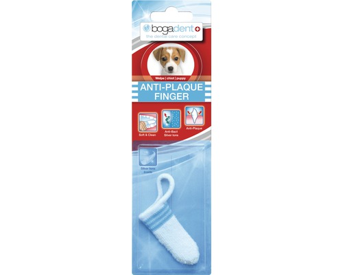 Náprstek na čištění psích tlam Bogadent Anti Plaque Finger 1 ks