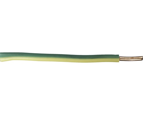 Žilové vedení H07 V-U 1G4 mm² zelenožlutá, metrážové zboží