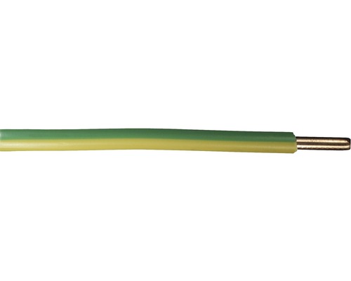 Žilové vedení H07 V-U 1G6 mm² zelenožlutá, metrážové zboží