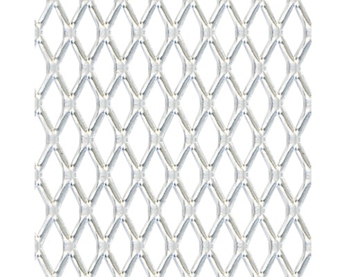 ALU - plechová mřížovina, stříbrná 250x500x1,2 mm