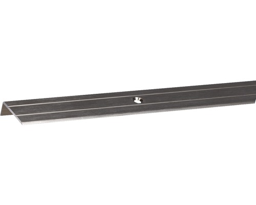 ALU - schodový profil, bronzový elox 24,5x20 mm, 2 m