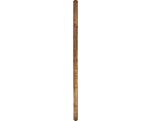 Palisáda dřevěná kulatá 10 x 250 cm, hnědá