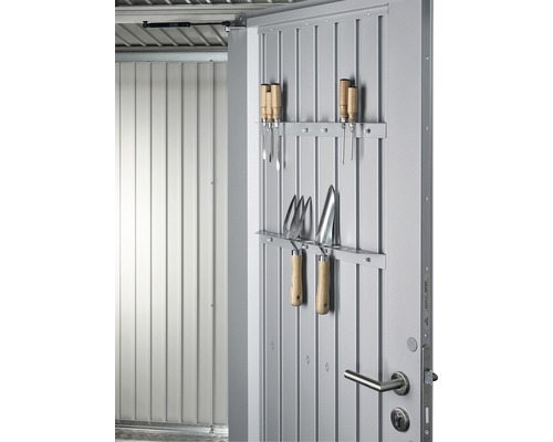 Nářaďový držák na dveře pro Biohort AvantGarde / HighLine / Panorama / HighBoard 51,5 cm stříbrný