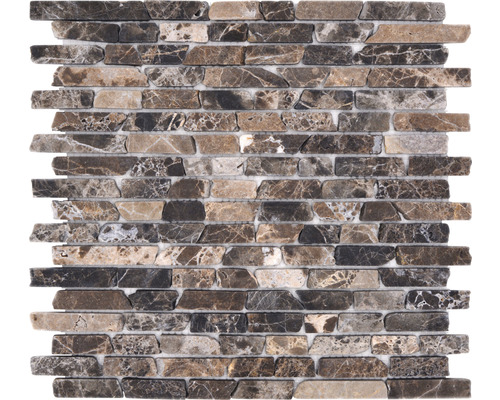 Mozaika z přírodního kamene MOS Brick 476 30,5x32,5 cm hnědá