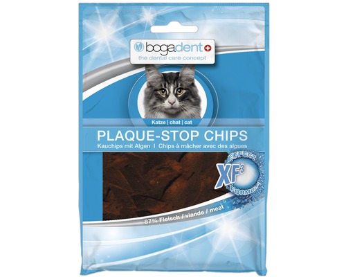 BOGAR bogadent PLAQUE-STOP CHIPS, kočka, 50 g