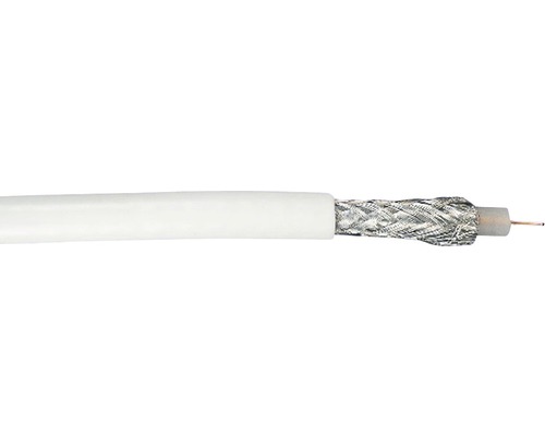 Kabel KOAX SD 90 1x1,0mm² bílý 15m