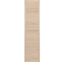Lamelové dveře 242,2 x 39,4 cm otevřené, borovice-thumb-0