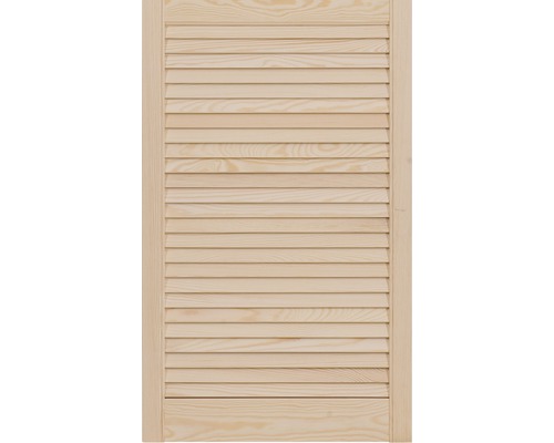 Lamelové dveře otevřené 61,5 x 49,4 cm, borovice