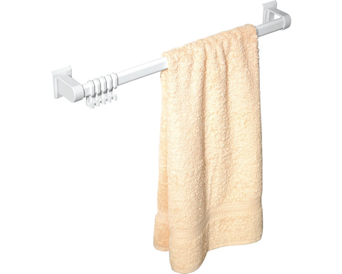 Držák na ručníky 74 cm bílý
